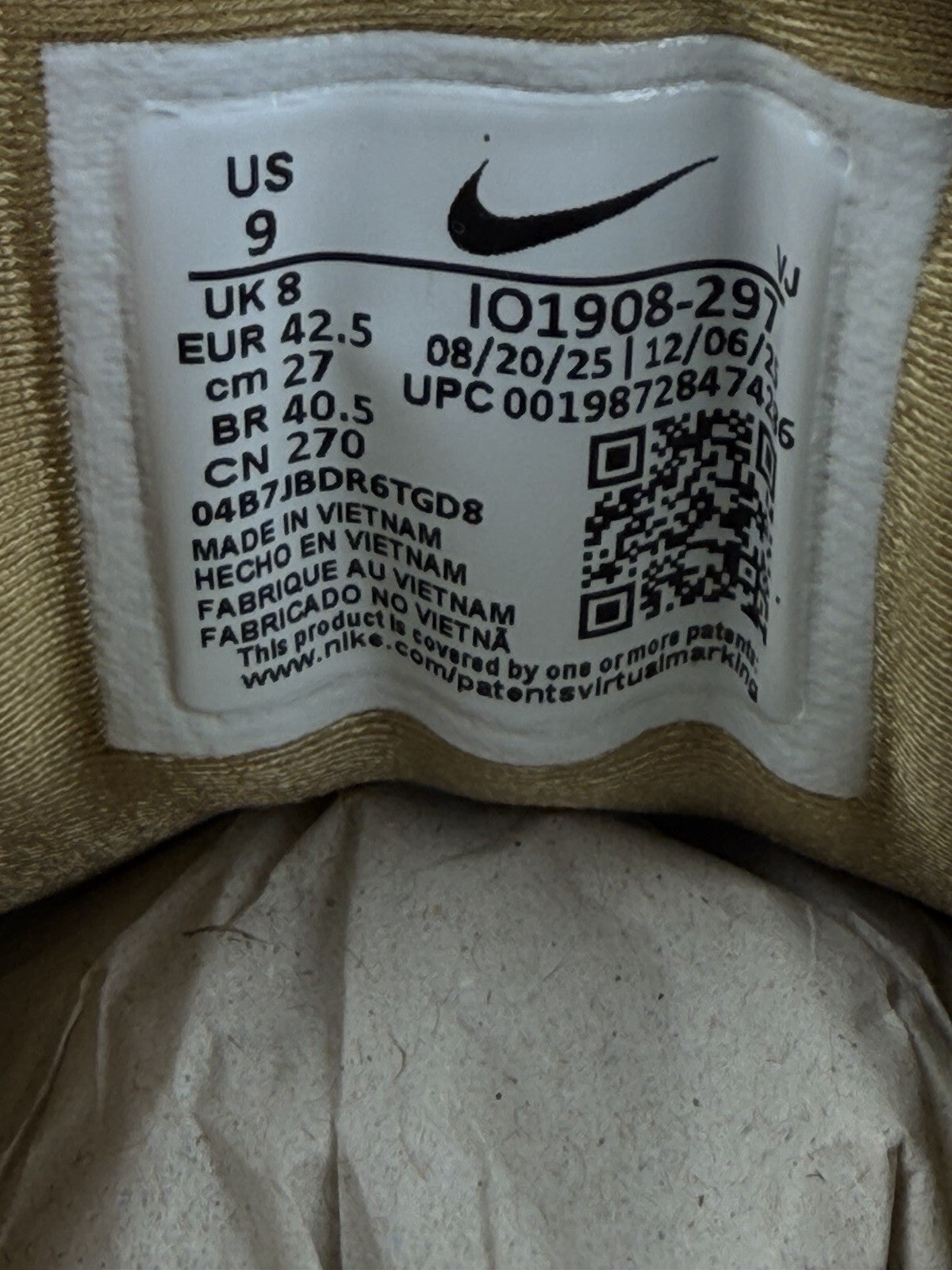 Nike Air Max 90 Drift ‘Sandstone Beige’ Brand New 100% Authentic Men’s Size UK 8