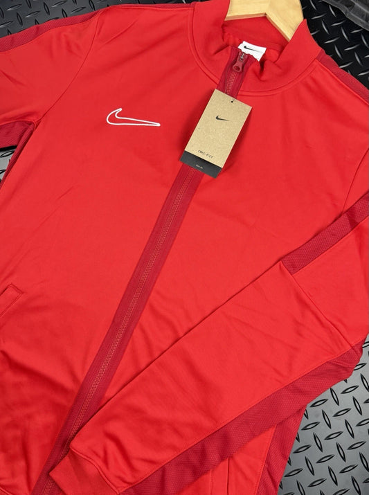 Nike Dri-Fit Track Jacket Full Zip ‘Triple Red’ Brand New With Tags Men’s Size L