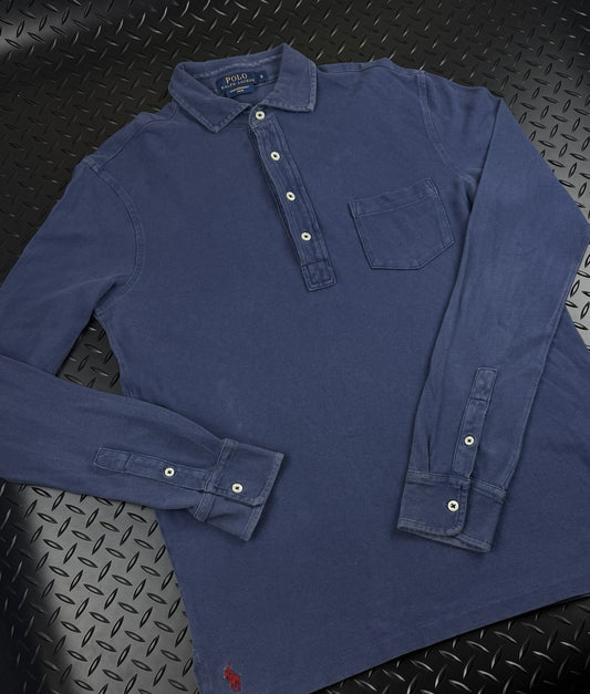 Ralph Lauren Polo Long Sleeve Shirt Featherweight Mesh 100% Authentic Mens S