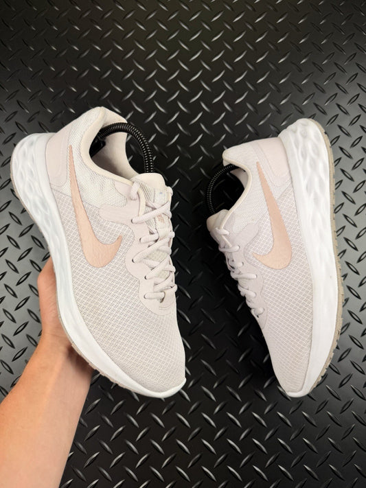 Nike Revolution 6 Running/lifestyle Trainers ‘Pearl White Pink’ Women’s UK 7