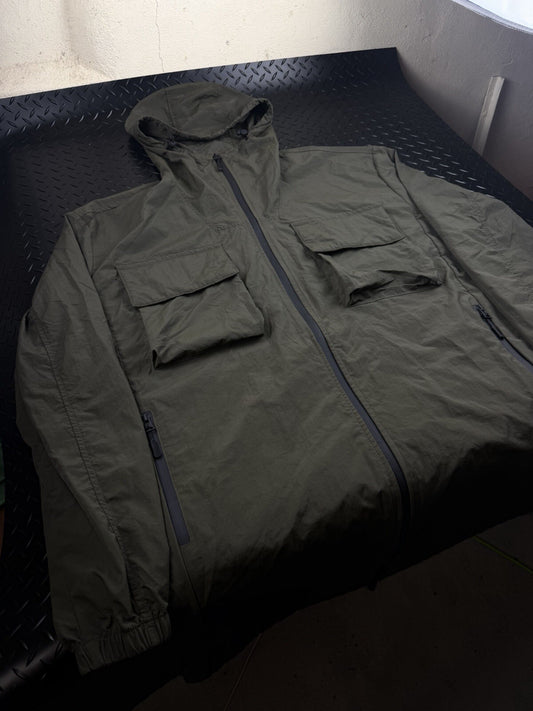 Brave Soul London Army Green Rain Coat Men’s Size Large