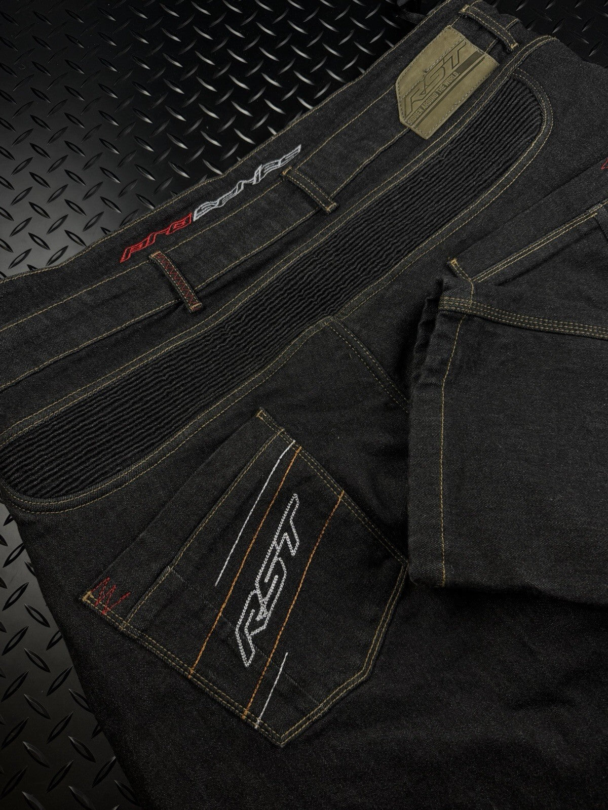 RST Motorbike Trousers Denim Dept Cordura Fabric ‘Made With Kevlar’ Mens Size 44