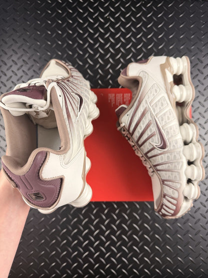 Nike Shox TL ‘Light Bone Burgundy Crush’ £165 RRP Brand New WMNS Size UK 7