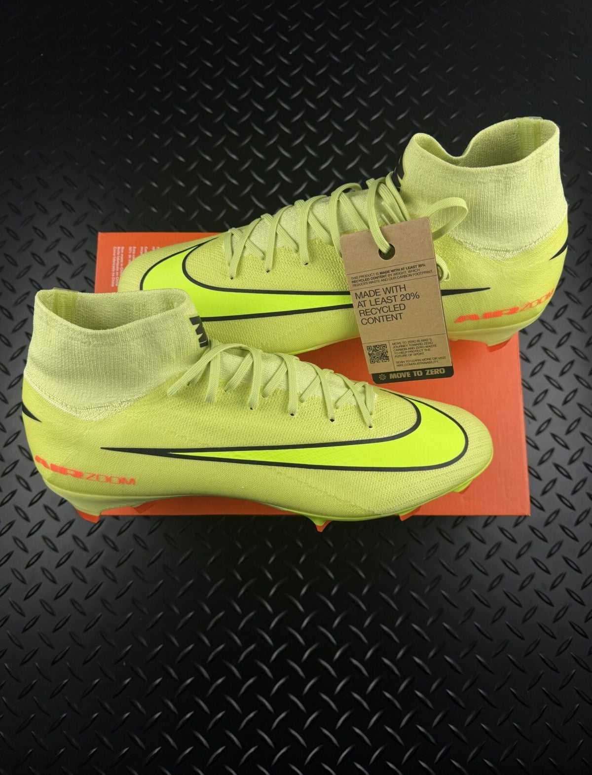 Nike Mercurial Superfly 10 Pro FG Football Boots ‘Hyper Volt’ Brand New - UK 12