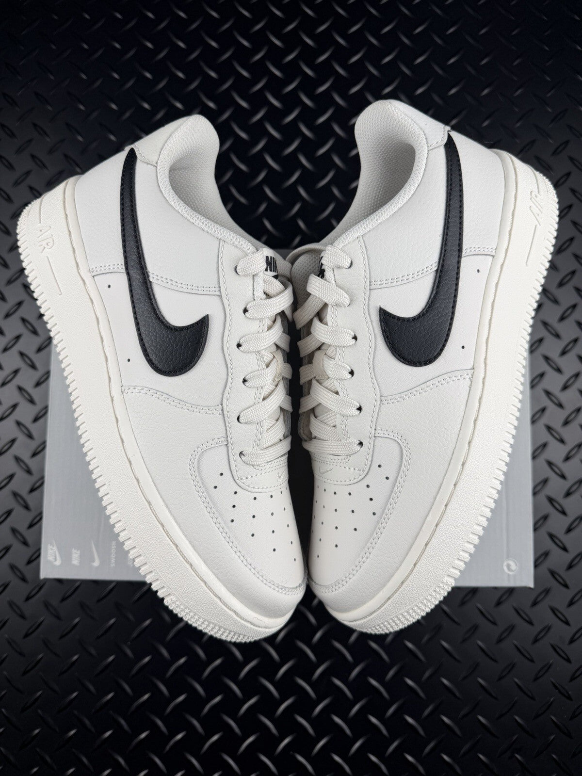 Nike Air Force 1 ESS+ ‘Black White’ Brand New 100% Authentic GS Size UK 5.5