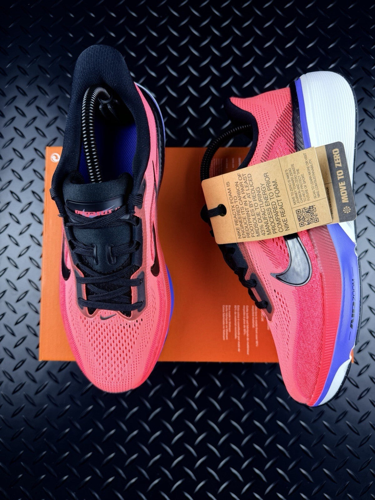 Nike Air Zoom Pegasus 42 ‘lava Glow’ Running Trainers Brand New Size UK 5.5