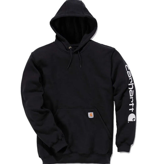 Carhartt Iconic K288 Logo Sweatshirt Hoodie ‘Black’ Brand New With Tags Size M