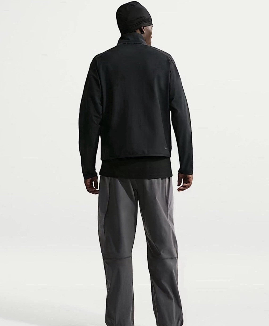 Nike Tech Dri-FIT Shore-Knit Track Jacket ‘Triple Black’ Sportswear Men’s XXL