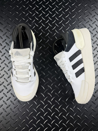 Adidas Black White Base Trainers Size UK 5