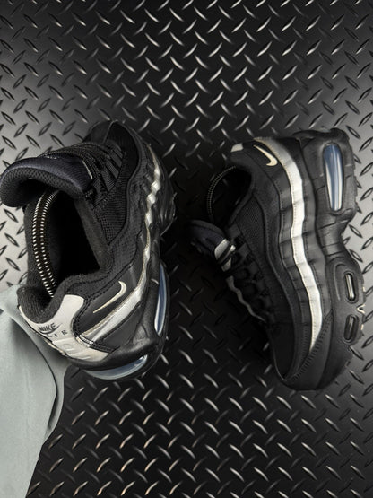 Nike Air Max 95 OG Big Bubble ‘Black Metallic Sliver’ 100% Authentic Size UK 5.5