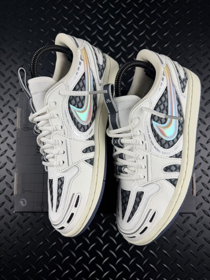 Nike Air Jordan 1 Low V3 ‘Metallic Silver’ Brand New 100% Authentic WMNS UK 5
