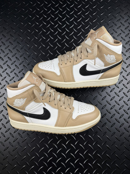 Nike Air Jordan 1 Mid ‘Sand White’ 100% Authentic WMNS Size UK 5.5