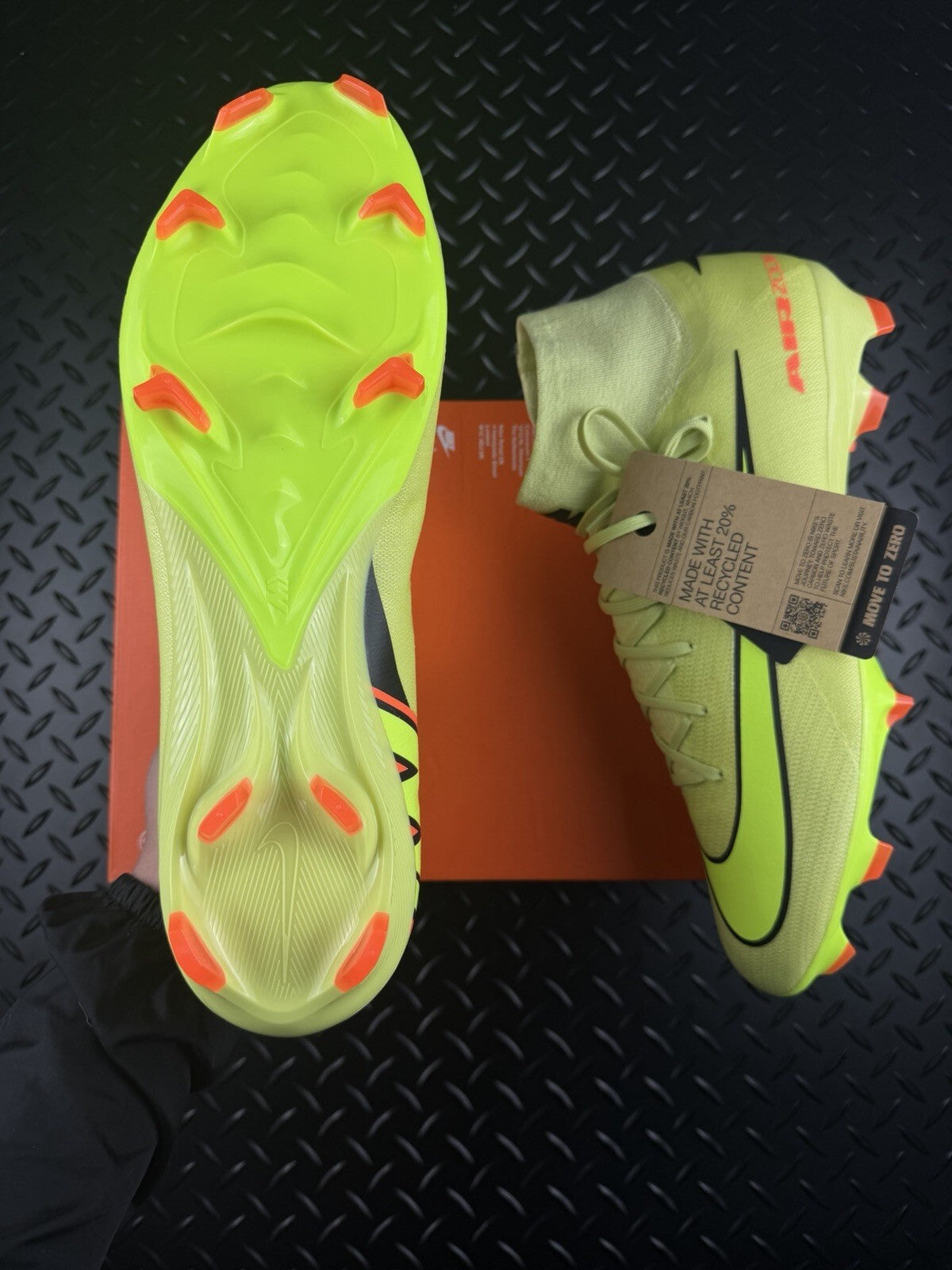 Nike Mercurial Superfly 10 Pro FG Football Boots ‘Hyper Volt’ Brand New - UK 12