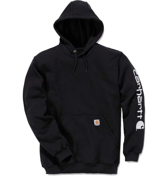 Carhartt Iconic K288 Logo Sweatshirt Hoodie ‘Black’ Brand New With Tags Size M