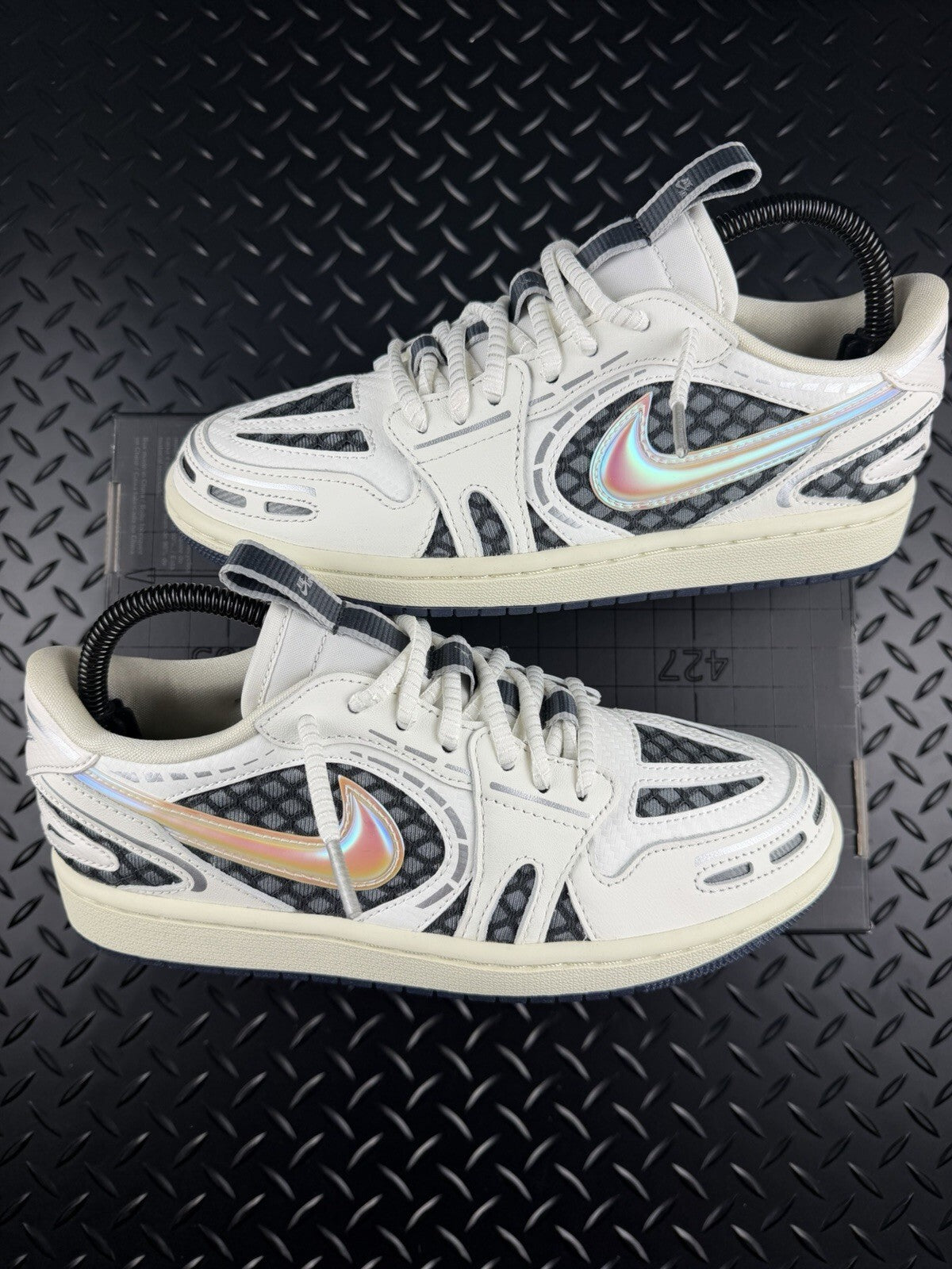 Nike Air Jordan 1 Low V3 ‘Metallic Silver’ Brand New 100% Authentic WMNS UK 5