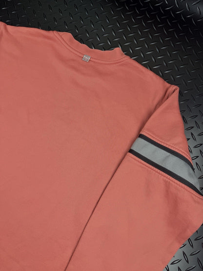 Vintage’ Nike Sweatshirt Jumper Women’s Salmon Pink Size Medium 8-10 Retro Rare