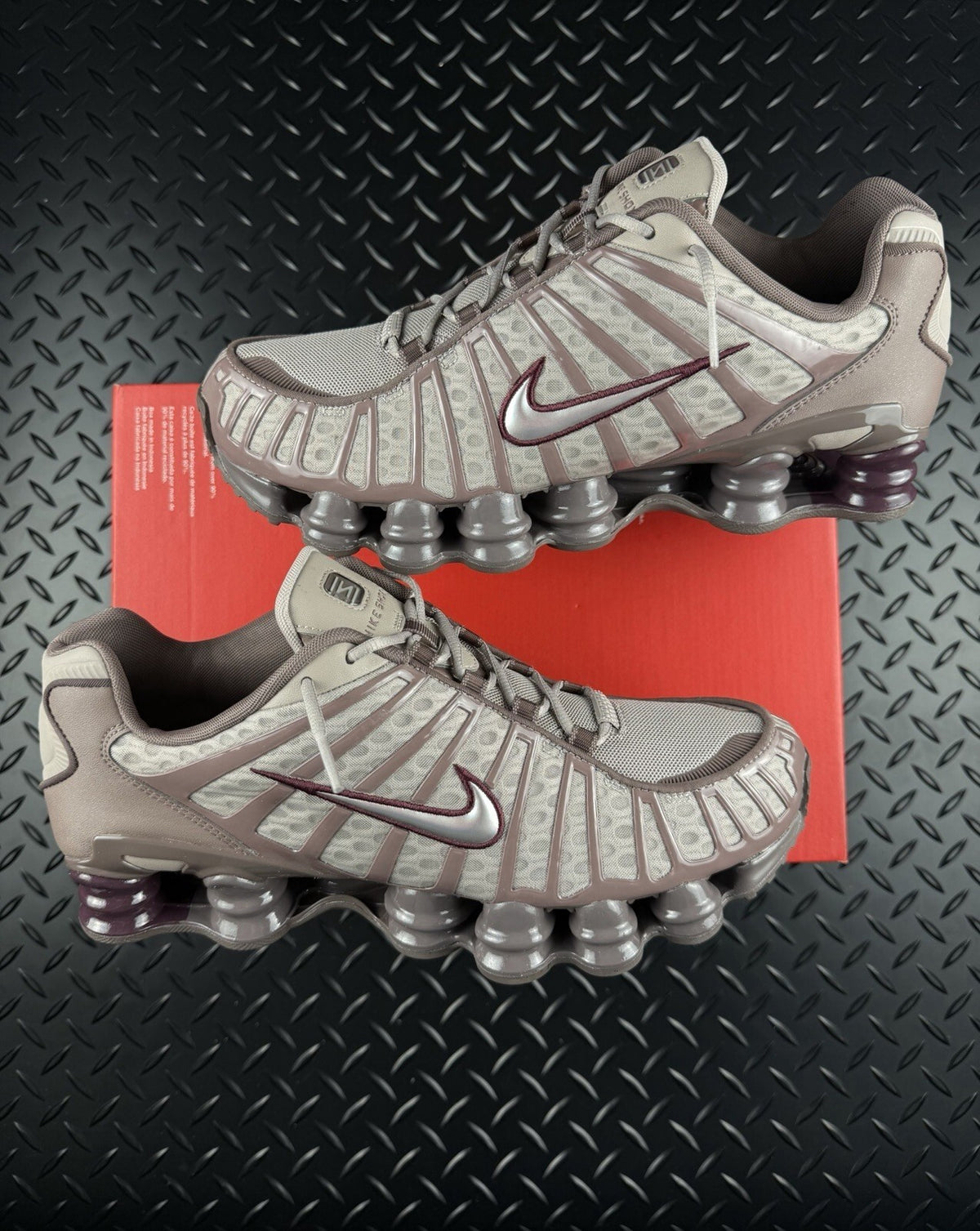 Nike Shox TL ‘Night Maroon’ Brand New 100% Authentic Trainers Mens Size UK 8