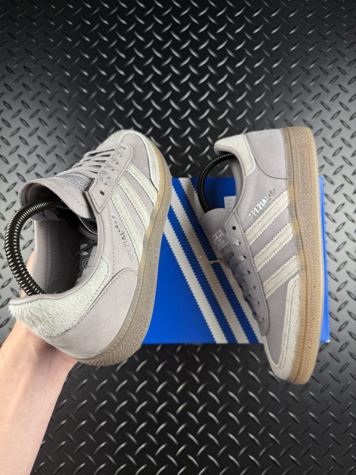 Adidas Handball Spezial ‘Pony Hair’ KI4290 Grey Gum Brand New Full Box WMNS UK 5