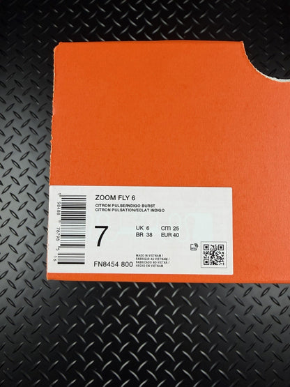 Nike Zoom Fly 6 ‘Sunset Orange’ Race Running Trainers £220 RRP Brand New UK 6