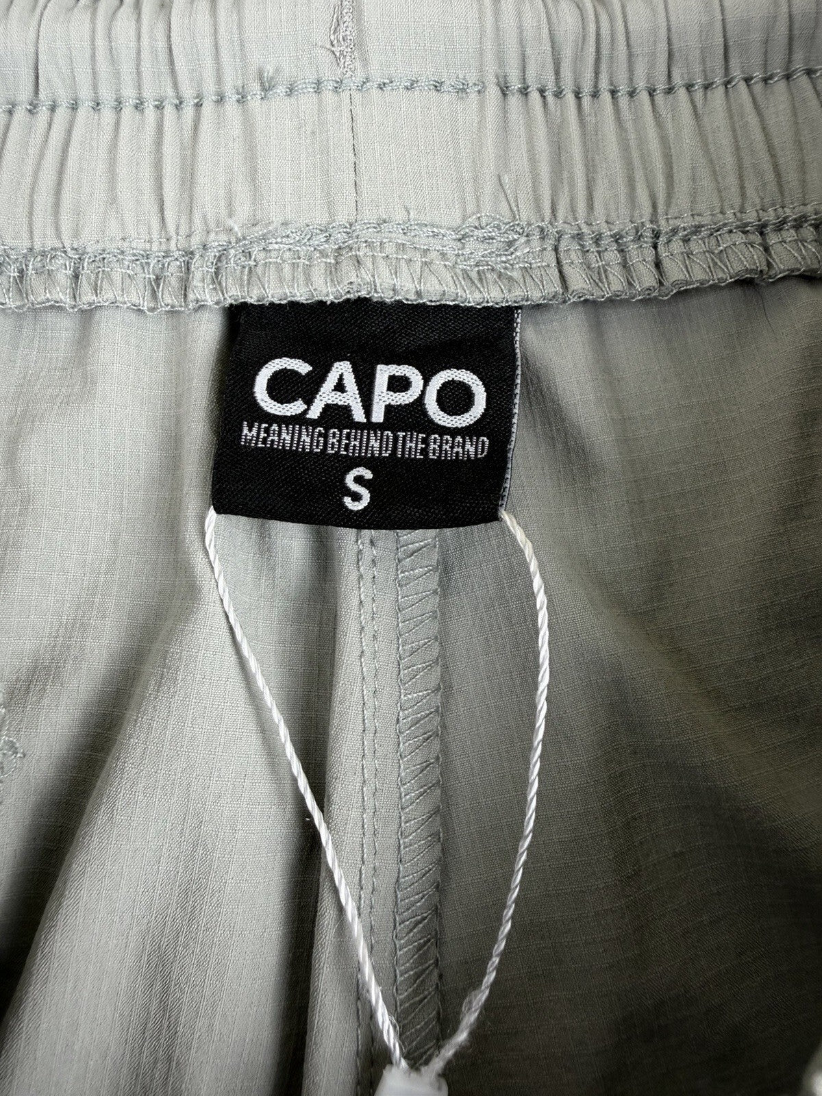 Capo Cargo Trousers ‘Sail Grey’ 100% Authentic Mens Size Small