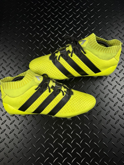adidas Predator 18+ FG Solar Yellow / Core Black 2018 Prime Knit Men’s UK 8.5