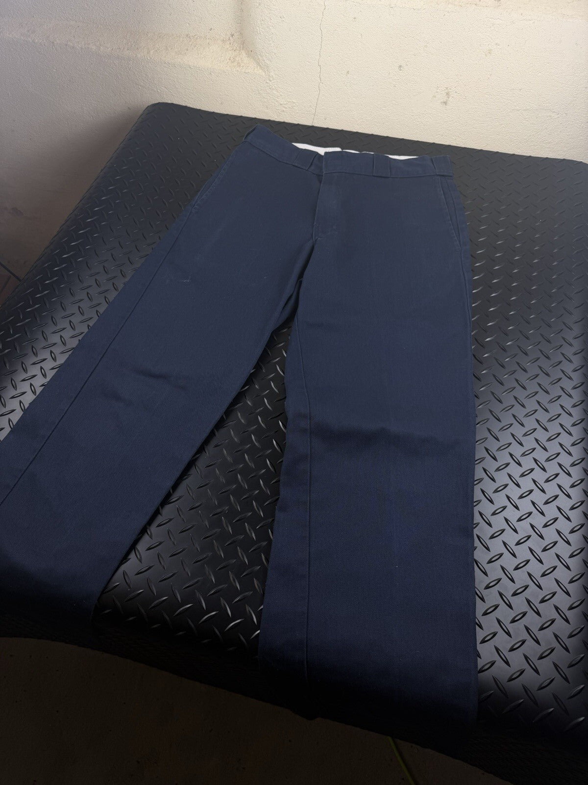 Dickies Vintage 874 Original Fit Carpenter Trousers 30x32 Navy Blue