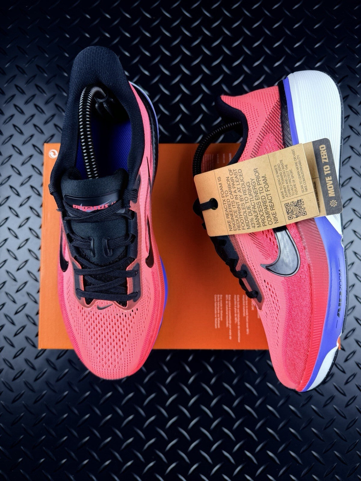 Nike Air Zoom Pegasus 42 ‘lava Glow’ Running Trainers Brand New Size UK 5.5