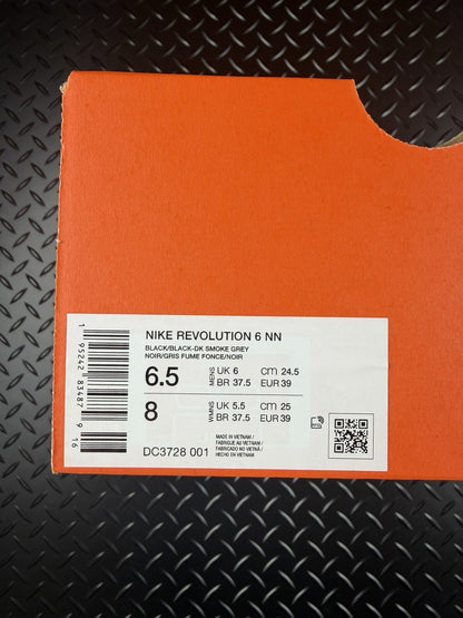 Nike Revolution 6 NN Lifestyle/Running Trainers ‘Triple Black’ WMNS Size UK 5.5