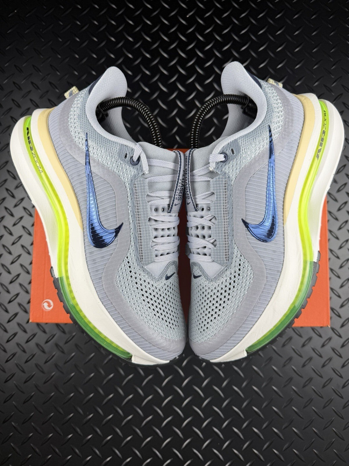 Nike Pegasus Premium ‘Wolf Grey Volt’ Running Trainers Brand New WMNS UK 6.5