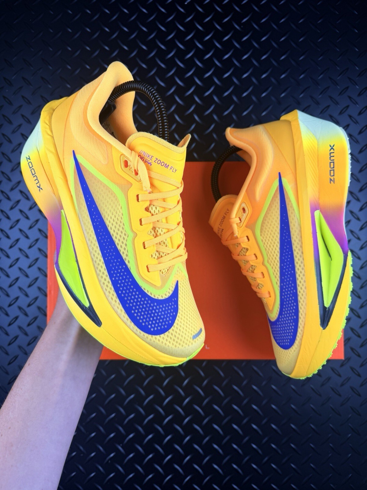 Nike Zoom Fly 6 ‘Sunset Orange’ Race Running Trainers £220 RRP Brand New UK 6