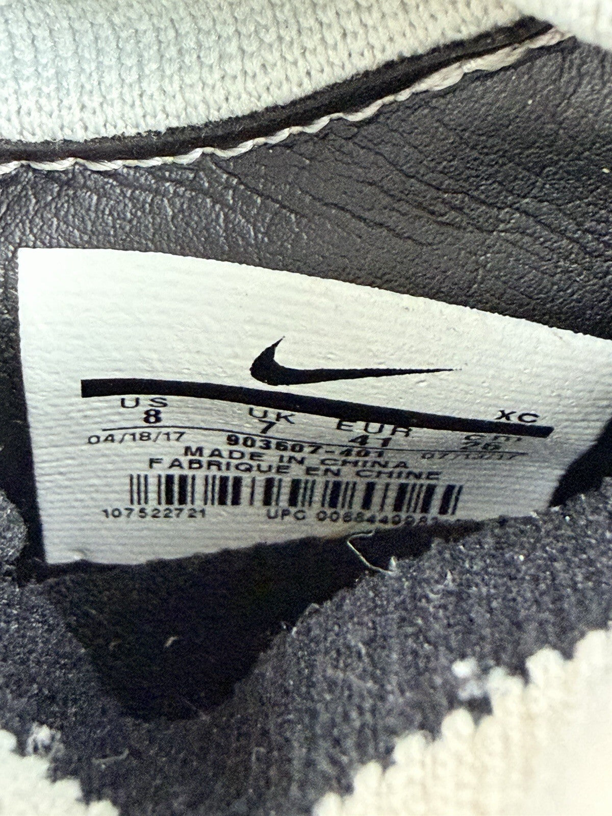 Nike Club Mercurial Superfly CR7 Soft Ground Pearl White Size UK 7