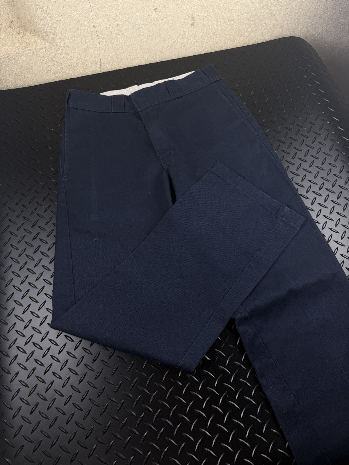 Dickies Vintage 874 Original Fit Carpenter Trousers 30x32 Navy Blue