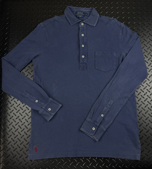 Ralph Lauren Polo Long Sleeve Shirt Featherweight Mesh 100% Authentic Mens S