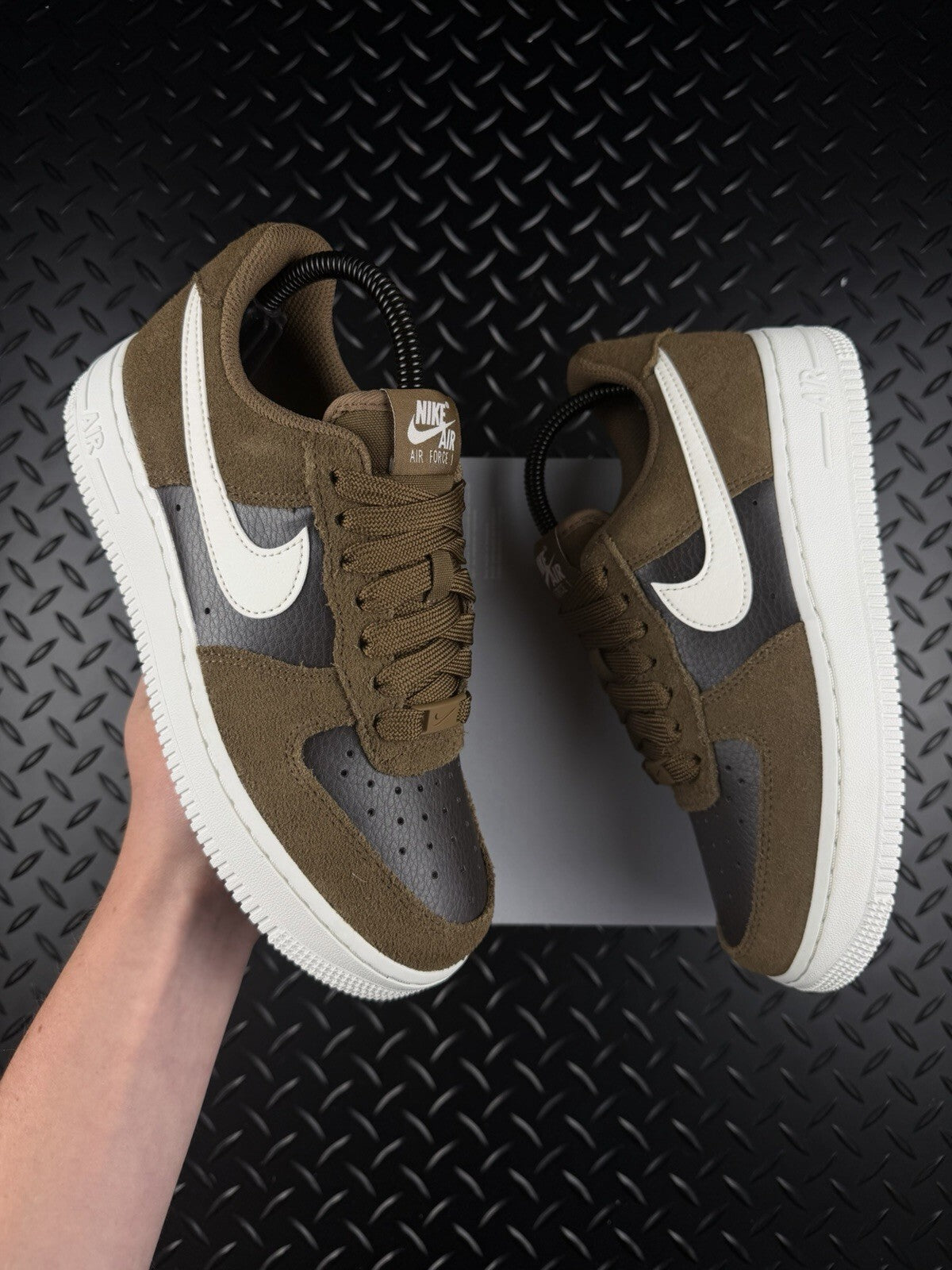 Nike Air Force 1 07 ‘Mosswood Brown’ Brand New 100% Authentic WMNS Size UK 4