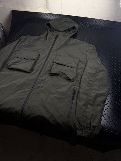 Brave Soul London Army Green Rain Coat Men’s Size Large