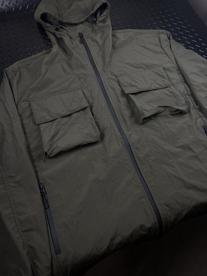 Brave Soul London Army Green Rain Coat Men’s Size Large