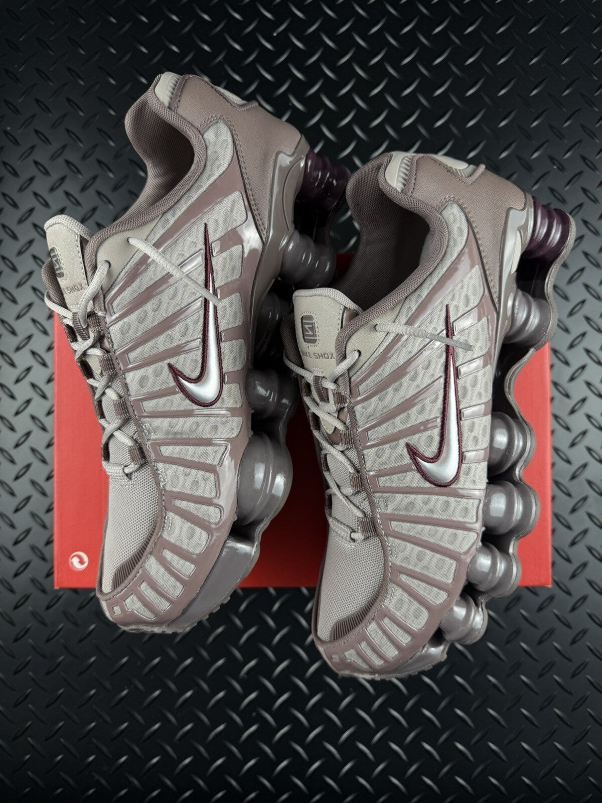 Nike Shox TL ‘Night Maroon’ Brand New 100% Authentic Trainers Mens Size UK 8