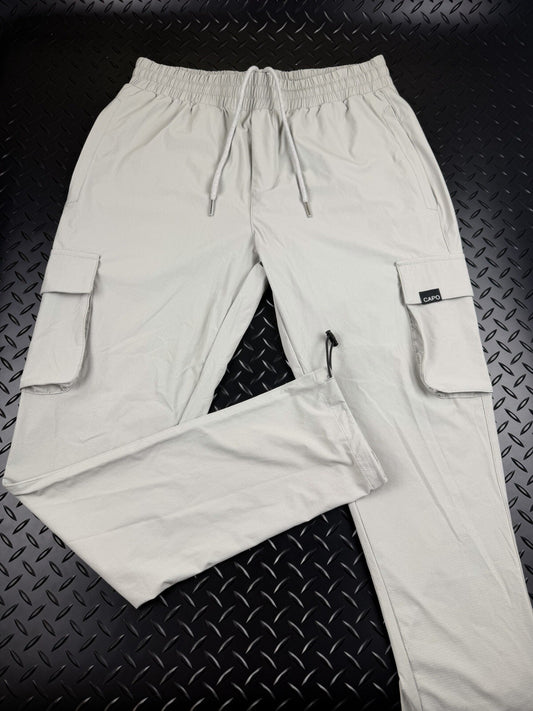Capo Cargo Trousers ‘Sail Grey’ 100% Authentic Mens Size Small
