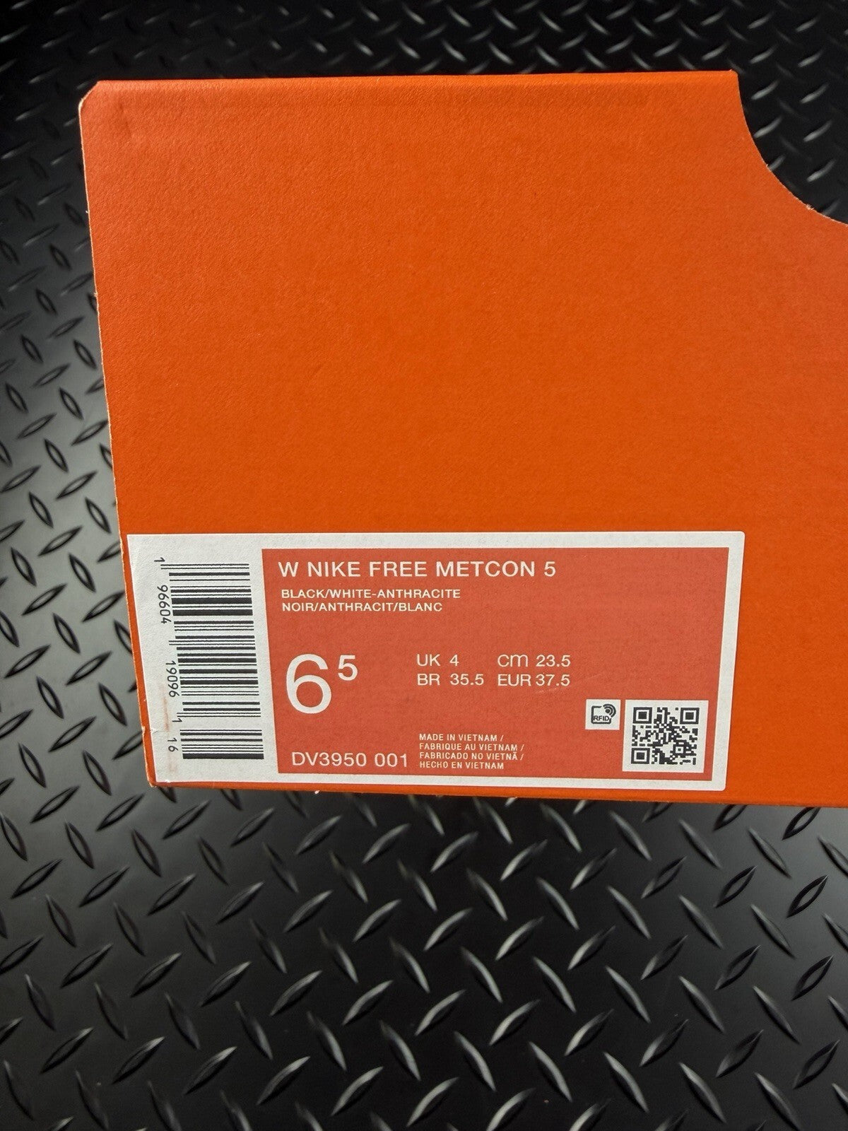 Nike Free Metcon 5 Hyperlift Gym Trainers ‘Black White’ Brand New Women’s UK 4