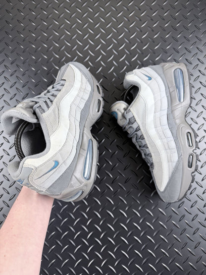 Nike Air Max 95 OG ‘Big Bubble’ Anthracite Smoke Grey Blue 100% Authentic UK 7.5
