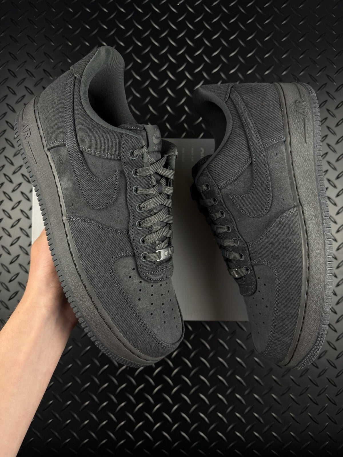 Nike Air Force 1 ‘07 LV8 Suede PRM ‘Anthracite Smoke Grey’ Brand New - UK 10.5