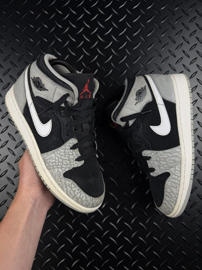 Nike Air Jordan 1 Mid ‘Smoke Grey Black’ 100% Authentic GS Size UK 4