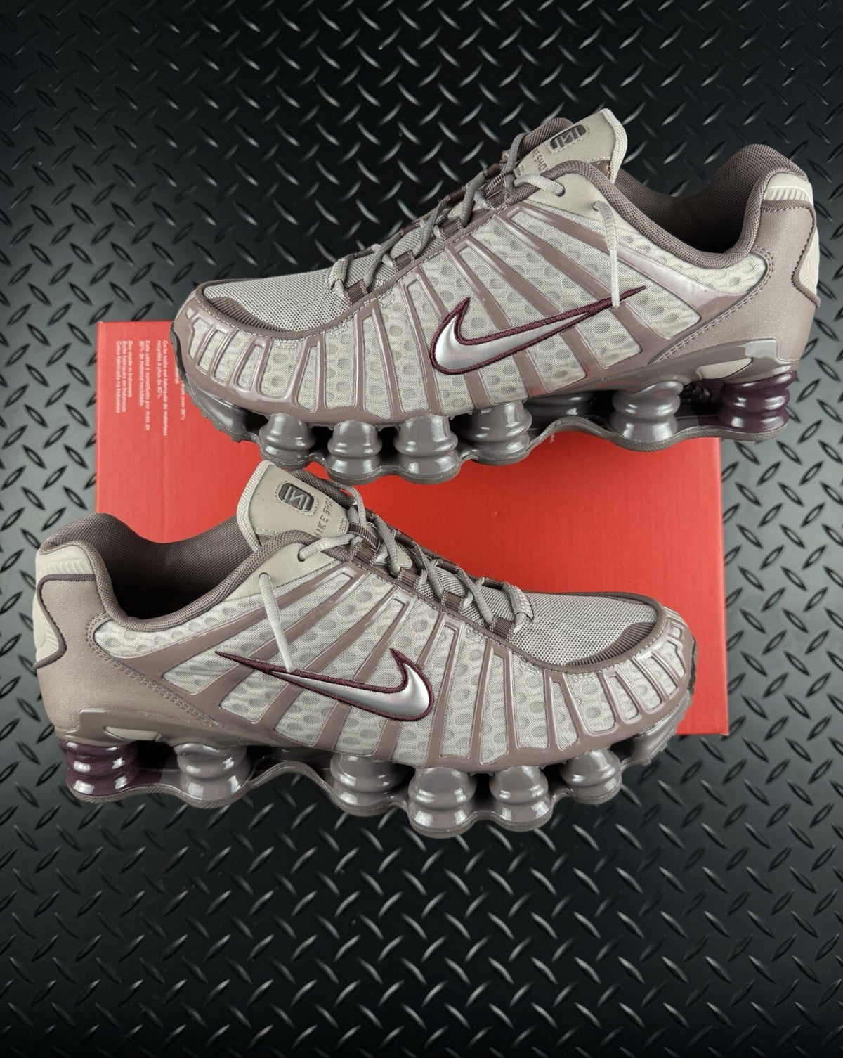 Nike Shox TL ‘Night Maroon’ Brand New 100% Authentic Trainers Mens Size UK 8