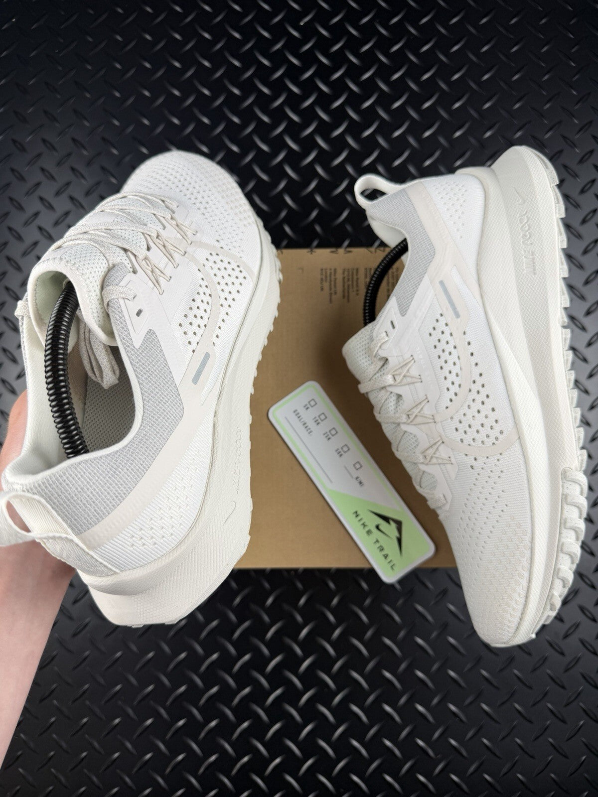 Nike React Pegasus Trail 4 Running Trainers ‘Phantom White’ Brand New Men’s UK 9