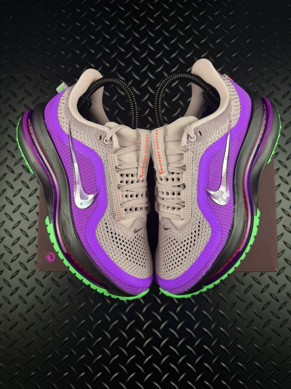 Nike Pegasus Premium ‘Plum Chalk’ High Tech Running Trainers Brand New WMNS UK 4