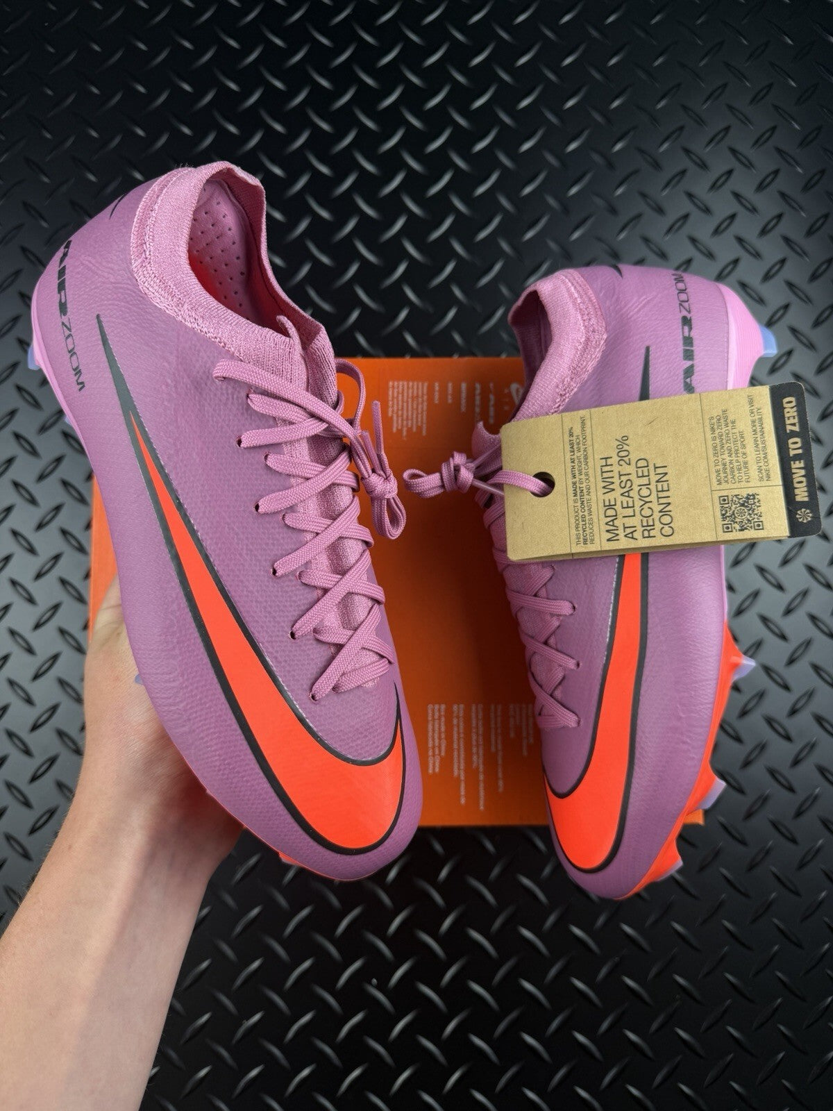 Nike Mercurial Vapor 16 Pro FG Football Boots ‘Flamingo Black’ Brand New GS UK 5