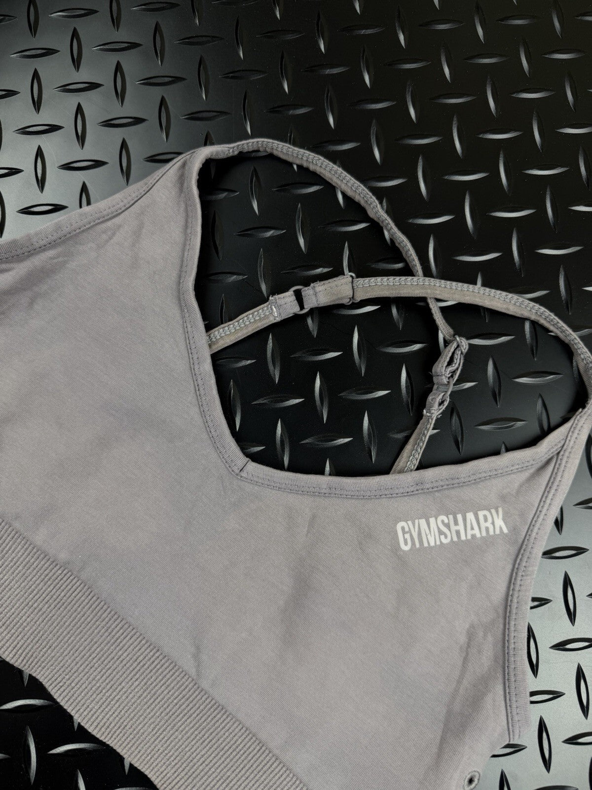 Gymshark Training Sports Bra Purple Grey Women’s Size Small