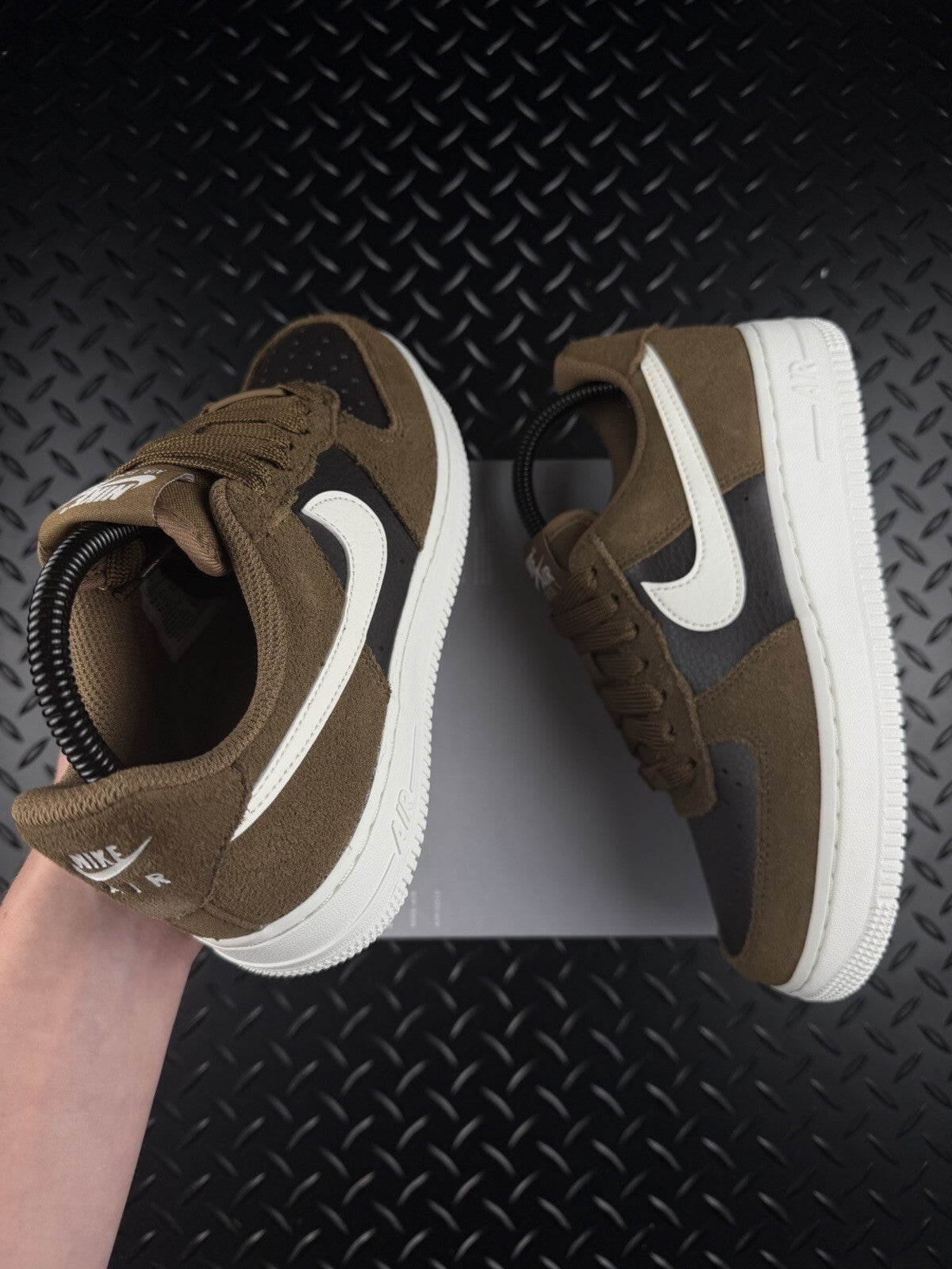 Nike Air Force 1 07 ‘Mosswood Brown’ Brand New 100% Authentic WMNS Size UK 4