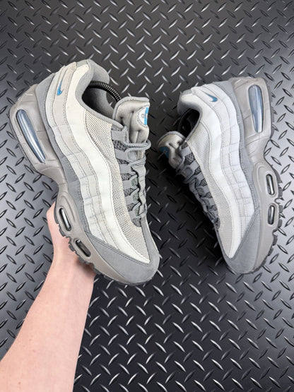 Nike Air Max 95 OG ‘Big Bubble’ Anthracite Smoke Grey Blue 100% Authentic UK 7.5