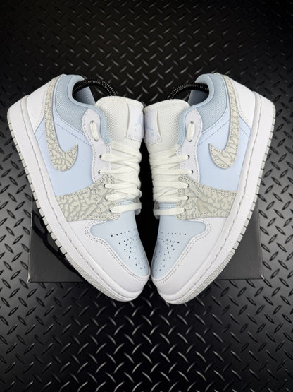 Nike Air Jordan 1 Low ‘Blue Tint Sail White’ 100% Authentic Women’s UK 6 Boxed